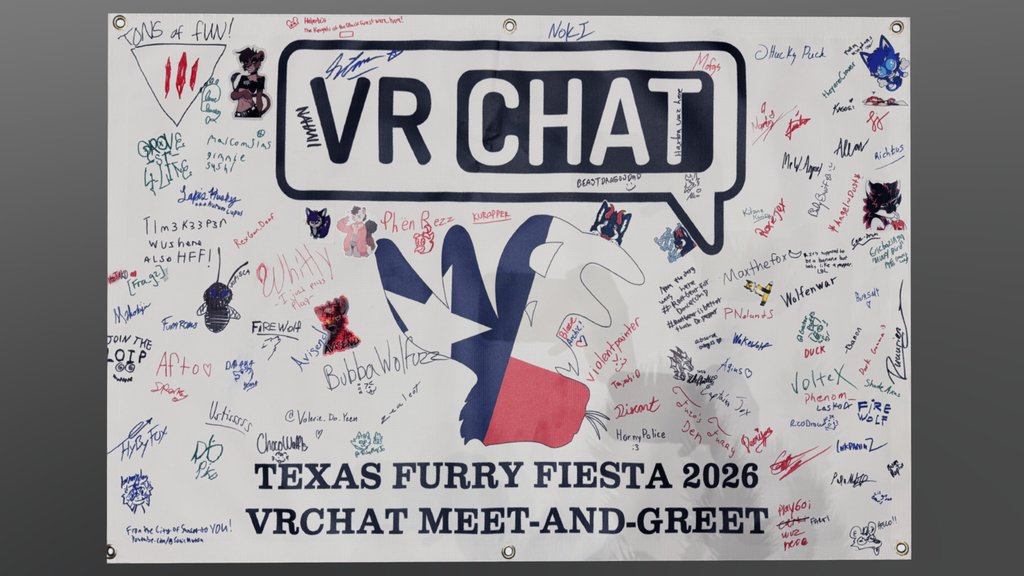 VRChat Banner (Texas Furry Fiesta 2026)