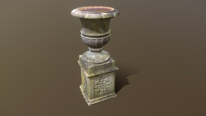 Garden urn photogrammetry test 3D Model