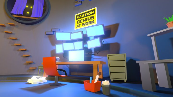 A Secret Place 3D Model