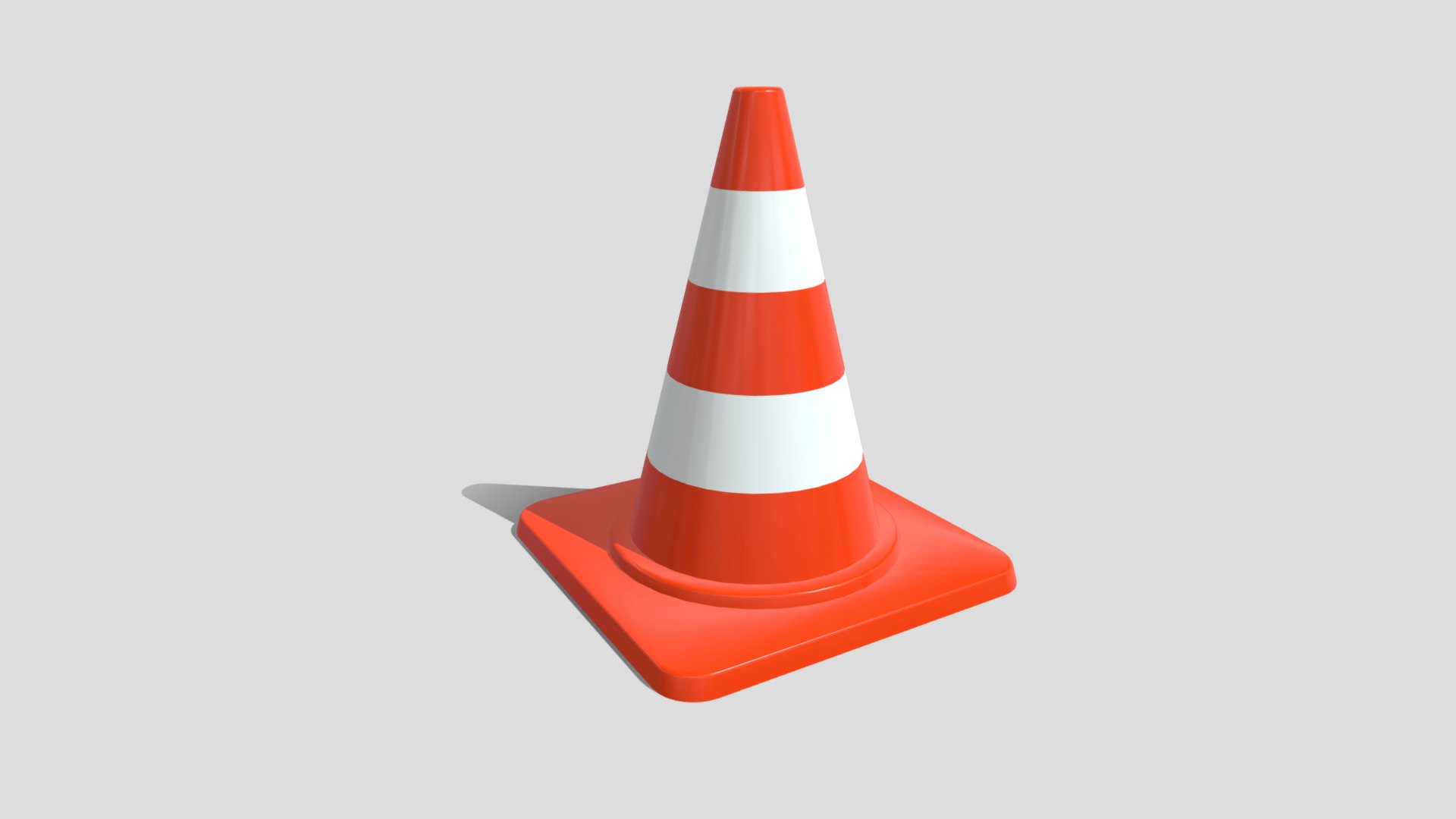 Orange Traffic Cone - Download Free 3d Model By Assetfactory [fbfe178 