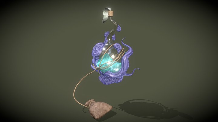 [Student Work] Potion of Levitation 3D Model