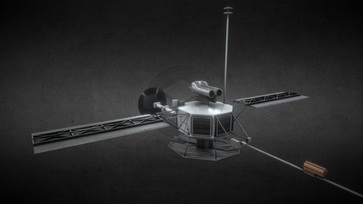 NASA Mariner 10 3D Model