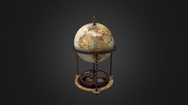 Earth Mini-bar 3D Model