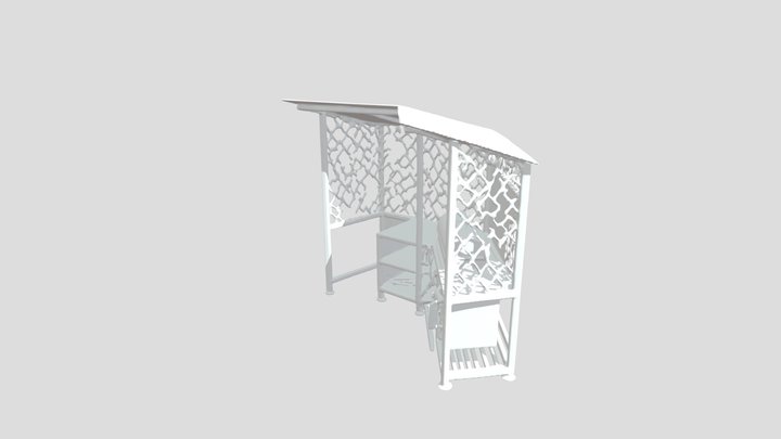 Мангал-барбекю "Лофт-6" по т.84957644402 3D Model