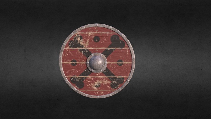 Viking Shield 3D Model