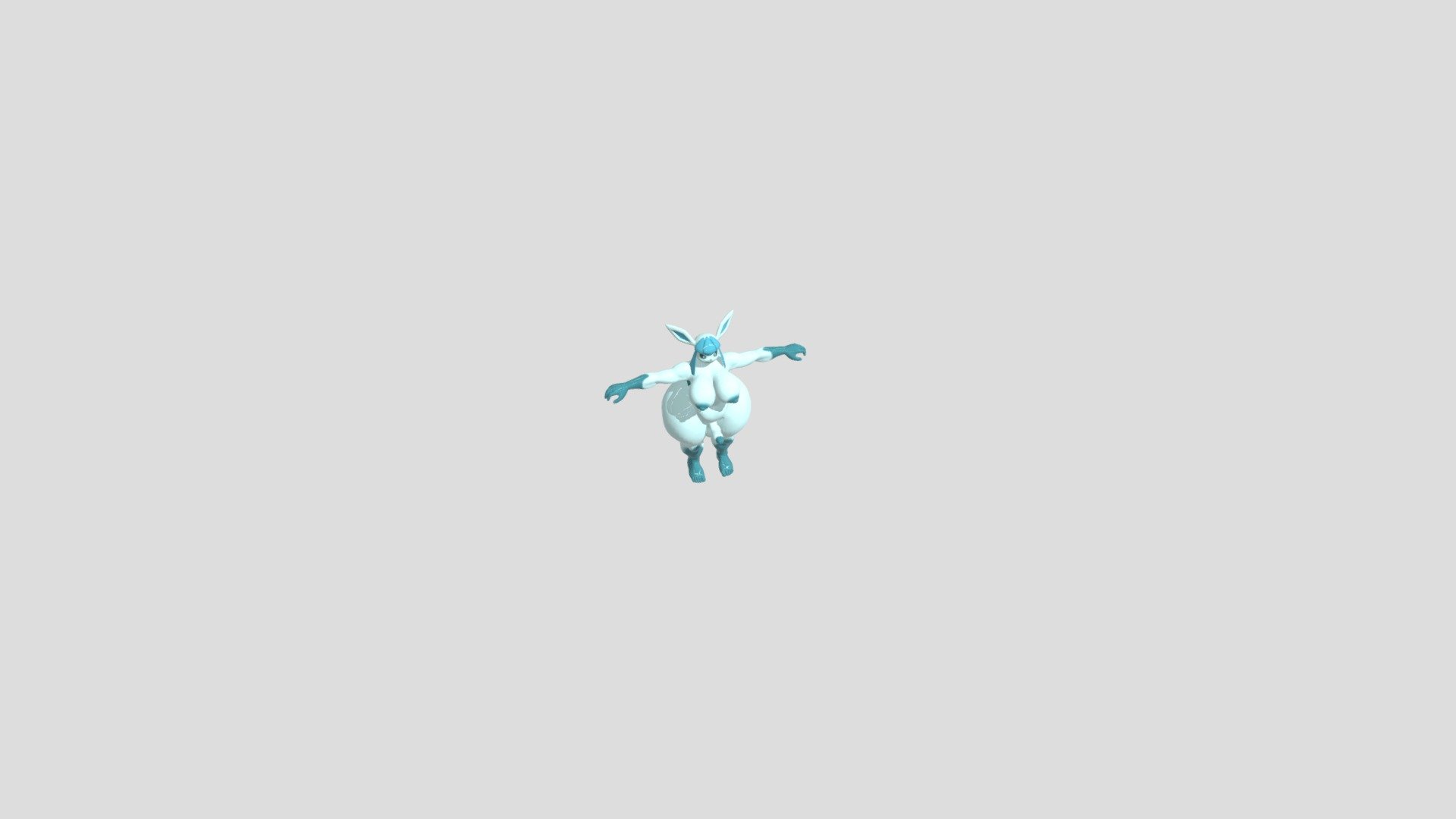 Km_glaceon - Download Free 3D Model By Isaiahking185 [fc002bb] - Sketchfab