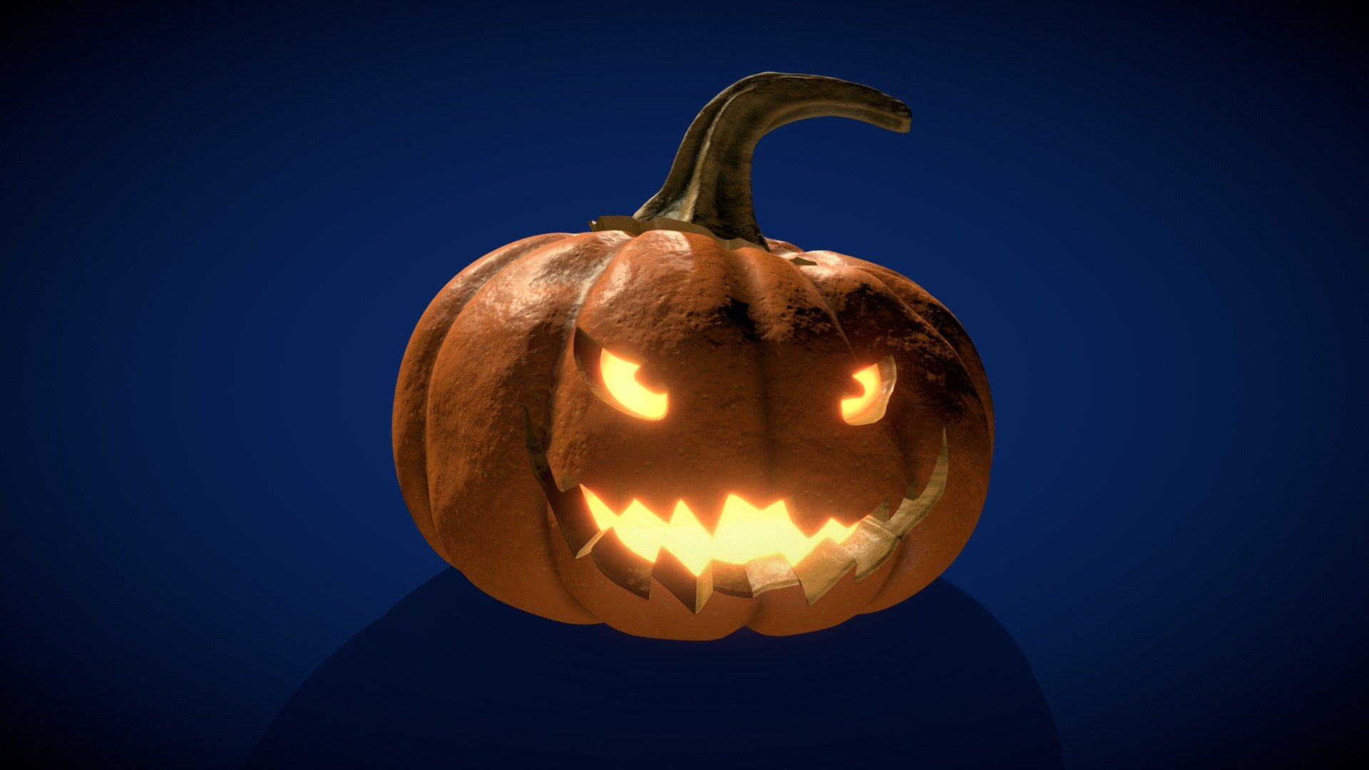 Halloween Pumpkin - Download Free 3D Model By Nick Kotik (@Nathanson ...