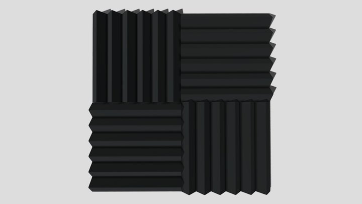Basic Acustic Foam 3D Model