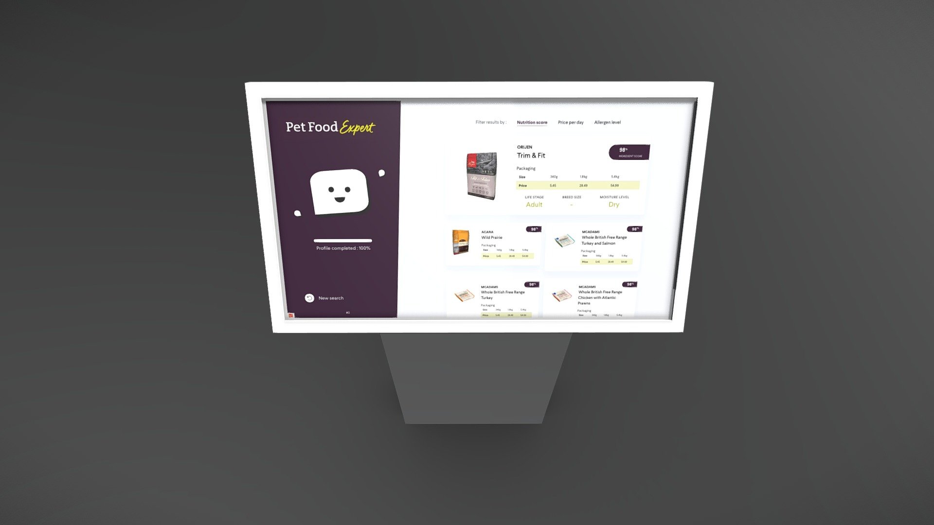 Pet Food Expert Kiosk 3D model by octopepper [fc00e24] Sketchfab