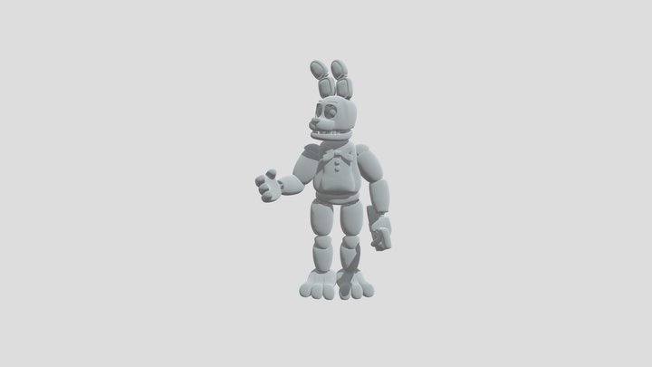 Unwithered Bonnie By Austen The Bear 3D Model