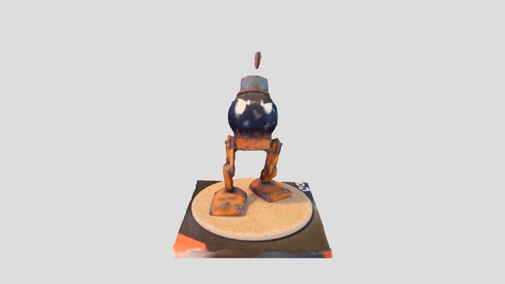 Scratch built Bomb 3D Model