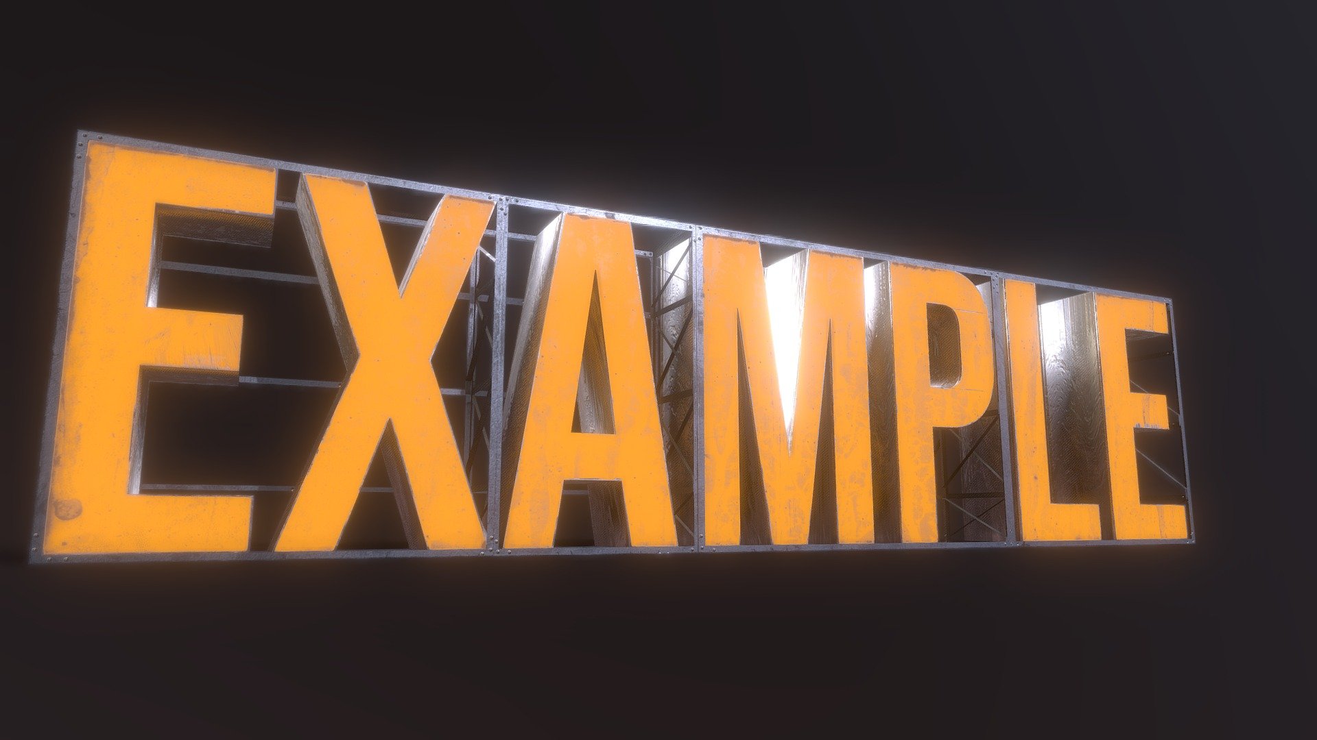 Industrial Kind Lettering