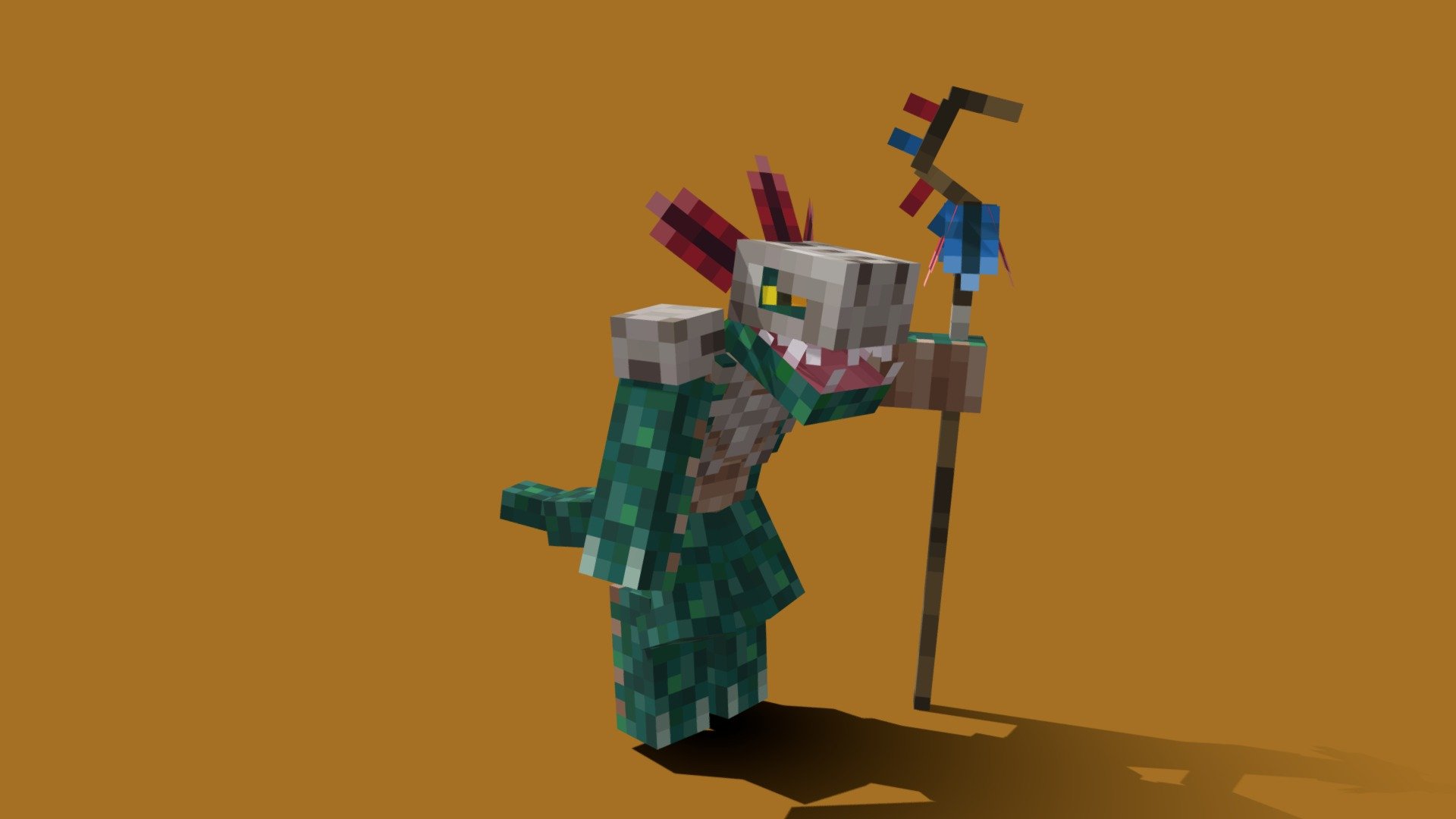 Lizard Shaman - 3D model by necrosis320 [fc02753] - Sketchfab