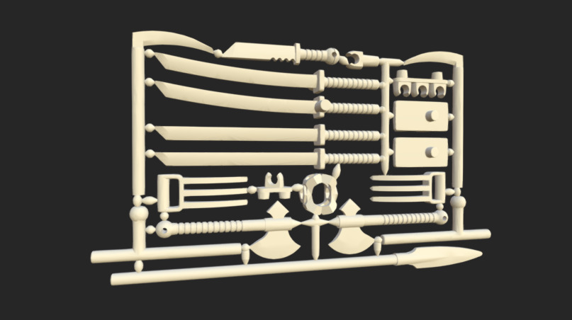 ModiBot Martial Arsenal Weapon Frame - 3D model by KidMechano [fc03914 ...