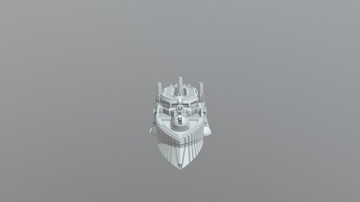 Albion Class Demi-Dreadnought 3D Model
