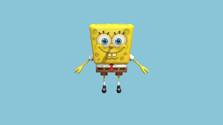 SpongeBob - SpongeBob Game Station 3D Model