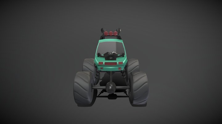 Monster Truck 3D Model