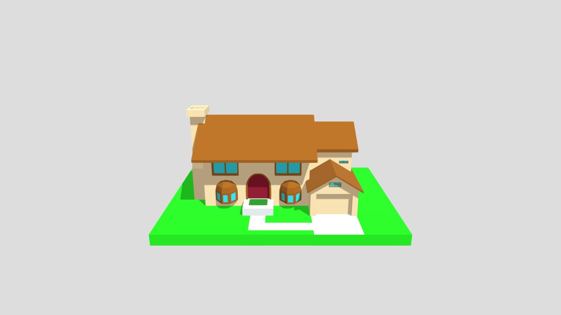 The Simpsons House - Download Free 3D model by LucyCounty [fc04b82 ...