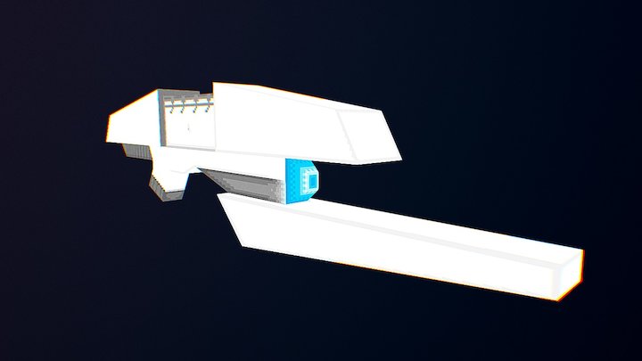 Machine13 Gun 3D Model