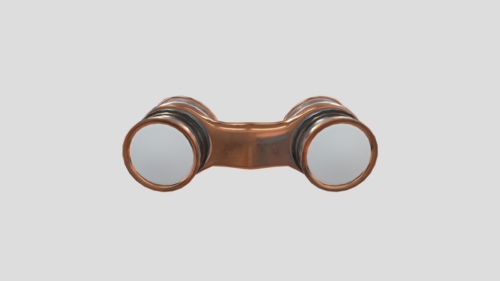 Steampunk Goggles 3D Model