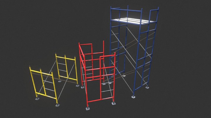 Scaffolding Set 3D Model