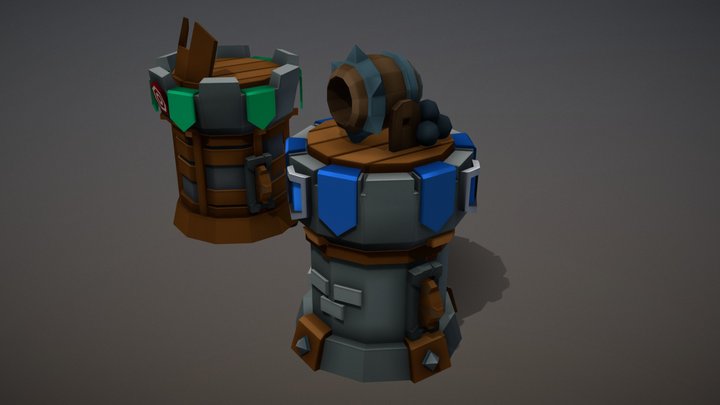 Towers 3D Model