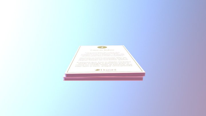 Baralho 3D Model
