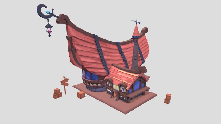 Dusk Tavern 3D Model