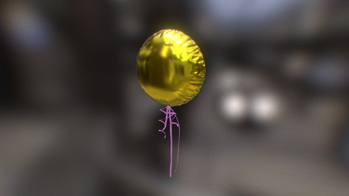 Helium Balloon 3D Model