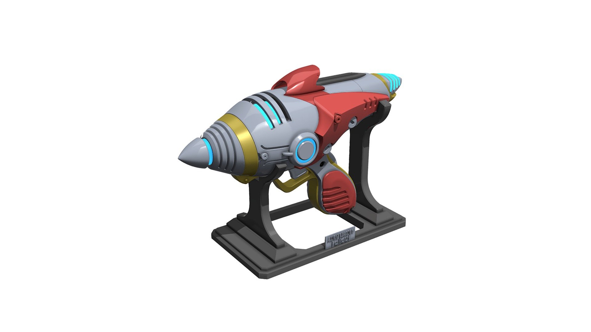 Alien Blaster - Fallout - Printable model - STL - Buy Royalty Free 3D ...