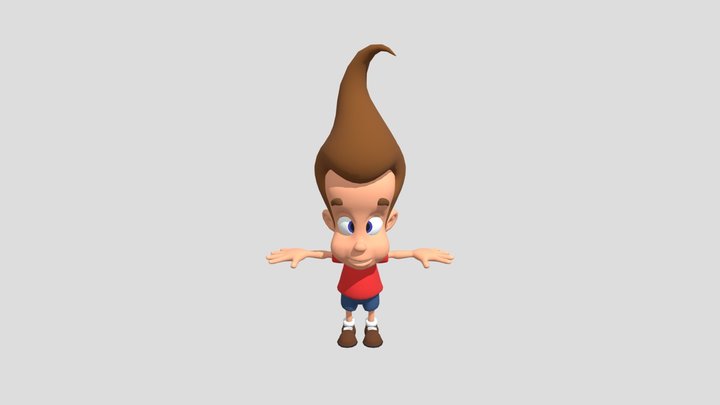 Jimmy Neutron 3D Model