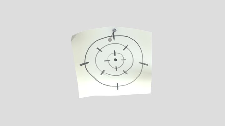 Target Poster 3D Model