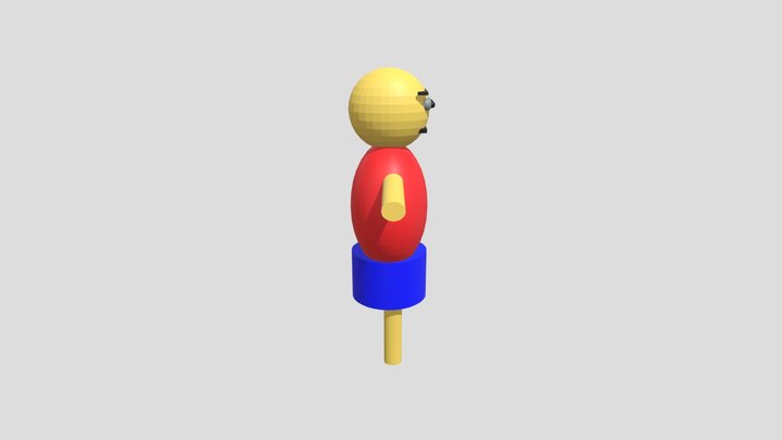 Cartoon Body 3D Model