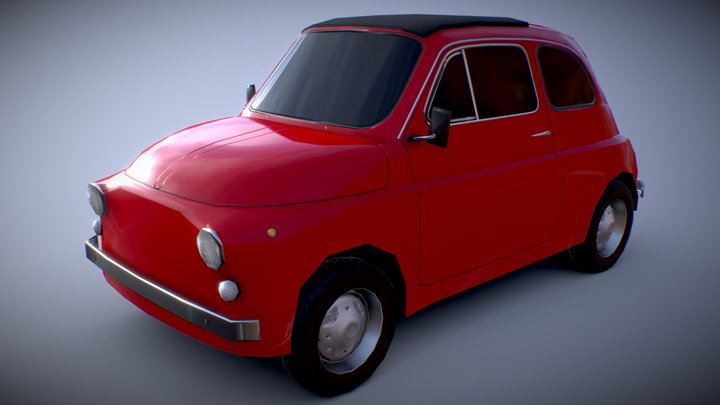 Fiat 500 3D Model