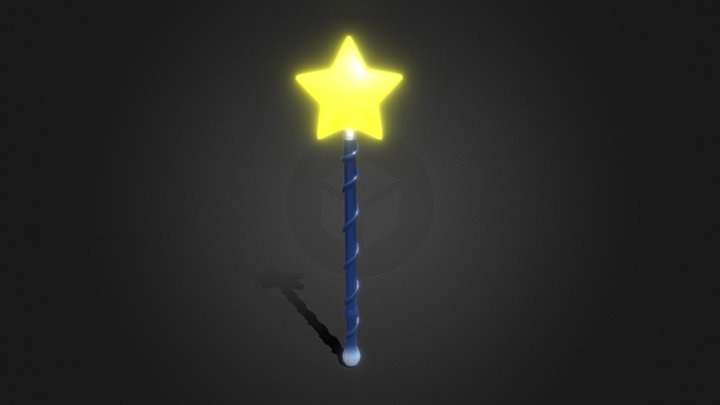 Star Sprinkle Wand / Cajado Estrela 3D Model