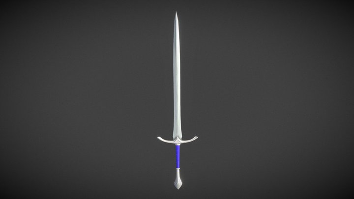 Glamdring - Sword of Gandalf 3D Model