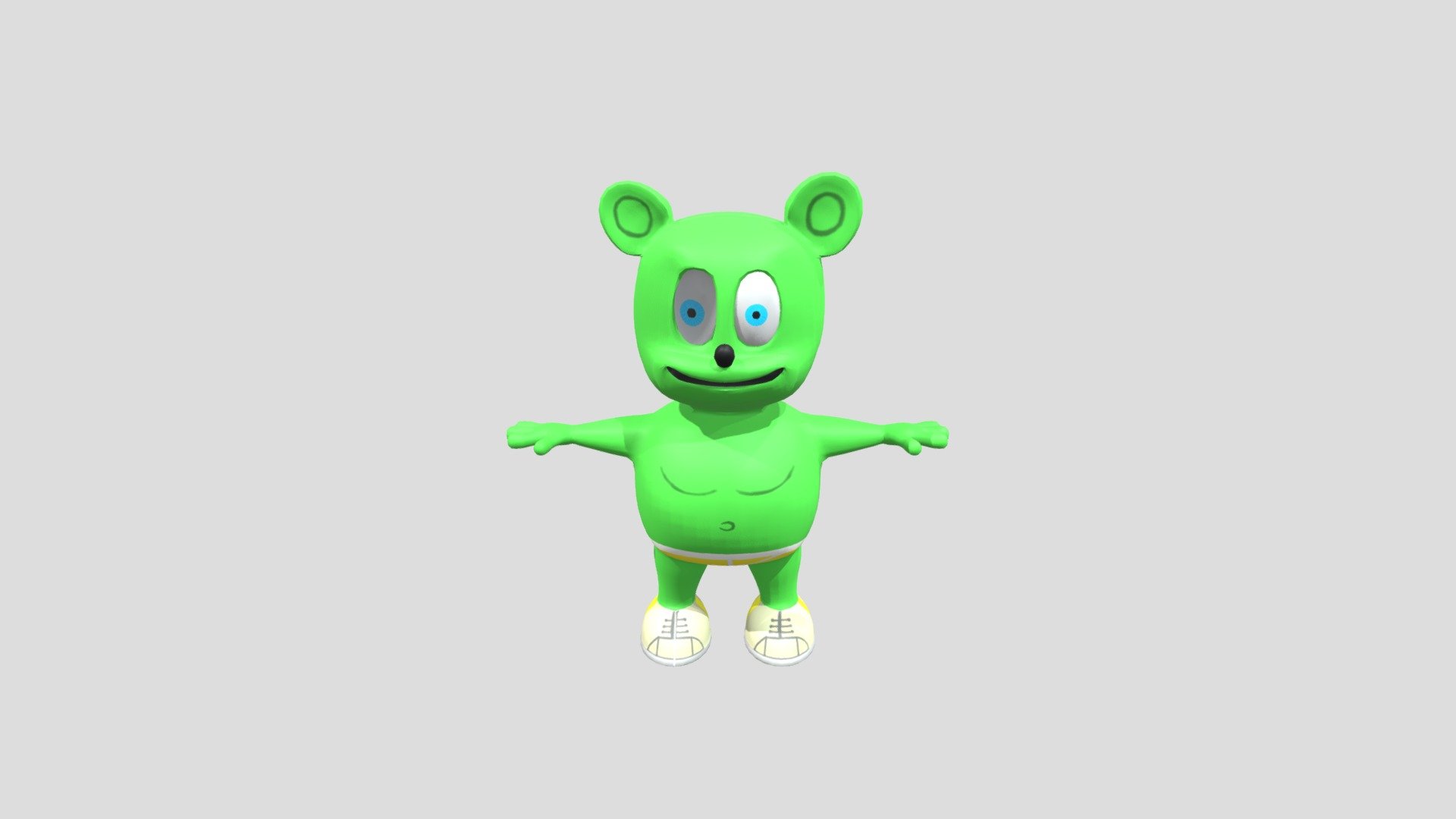 Gummy Bear 3D Model At Brooke Mccann Blog