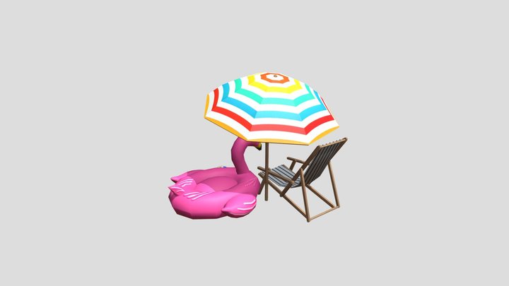 3D1_2526_VFX07E_Moens_Inke_Texture_3SimpleProps 3D Model