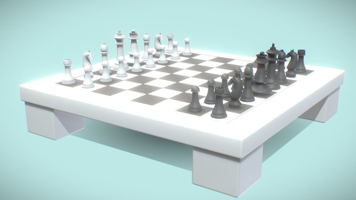 Chess Titans 3D Model $54 - .max - Free3D