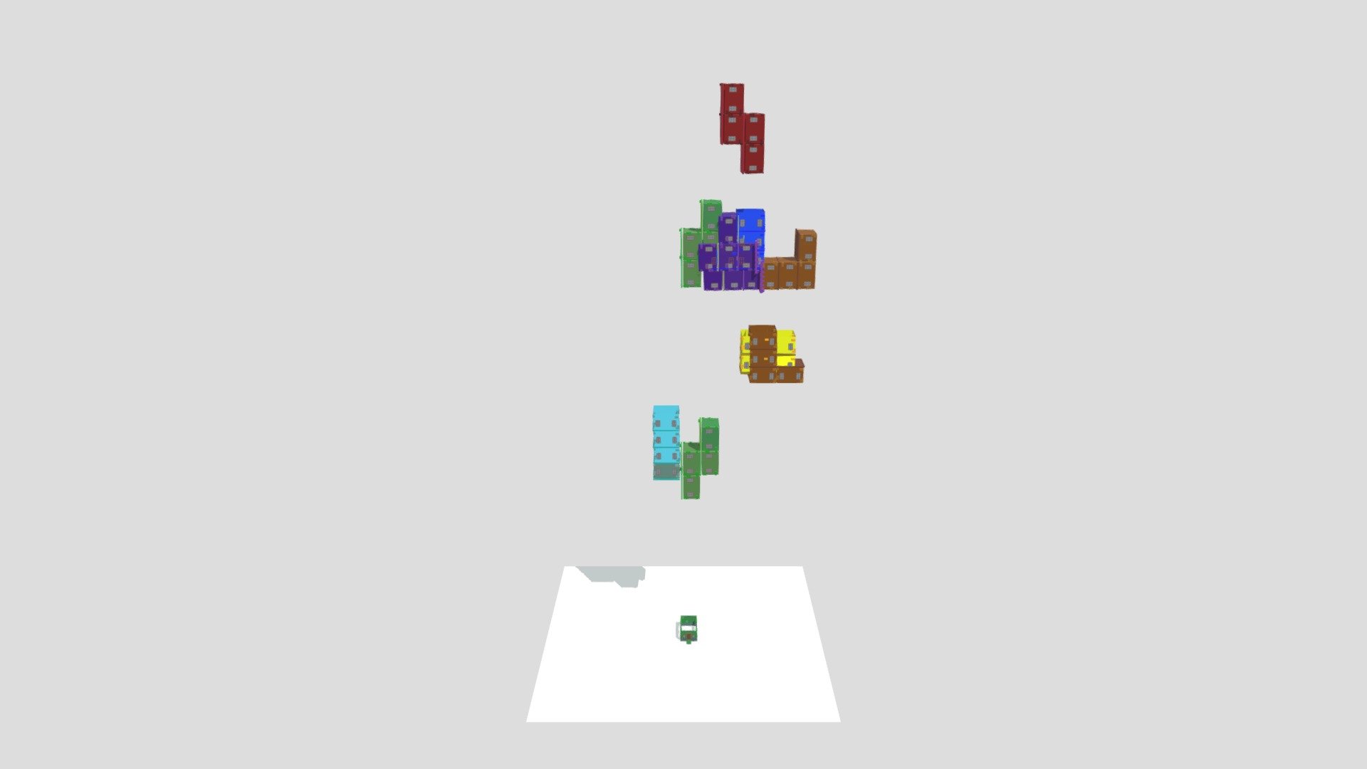 tetris hack building - 3D model by Plergoth [fc0b4c2] - Sketchfab