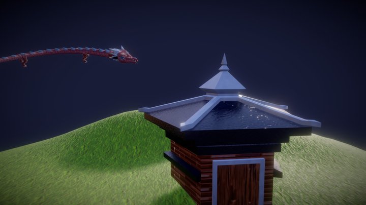 Dragon Island 3D Model