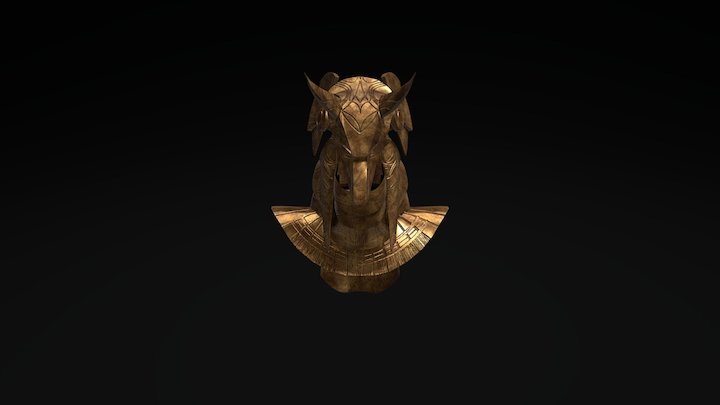 ANUBIS_HELMET 3D Model