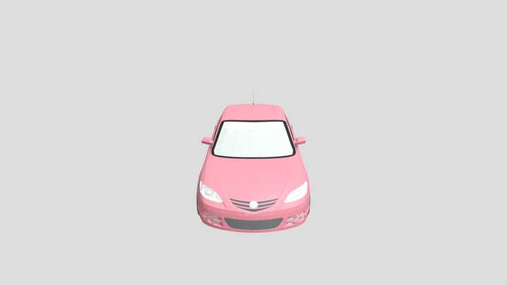 Car Mazda 3 SEDAN 2007 3D Model