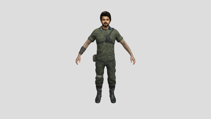 thalapathy vijay 3D Model
