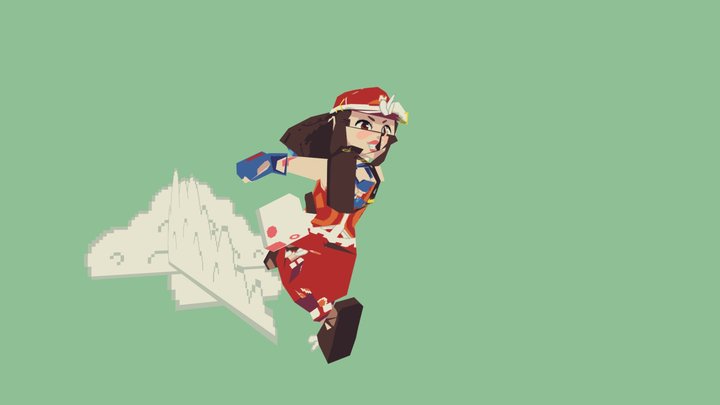 Zoe (Haste: Broken Worlds) 3D Model