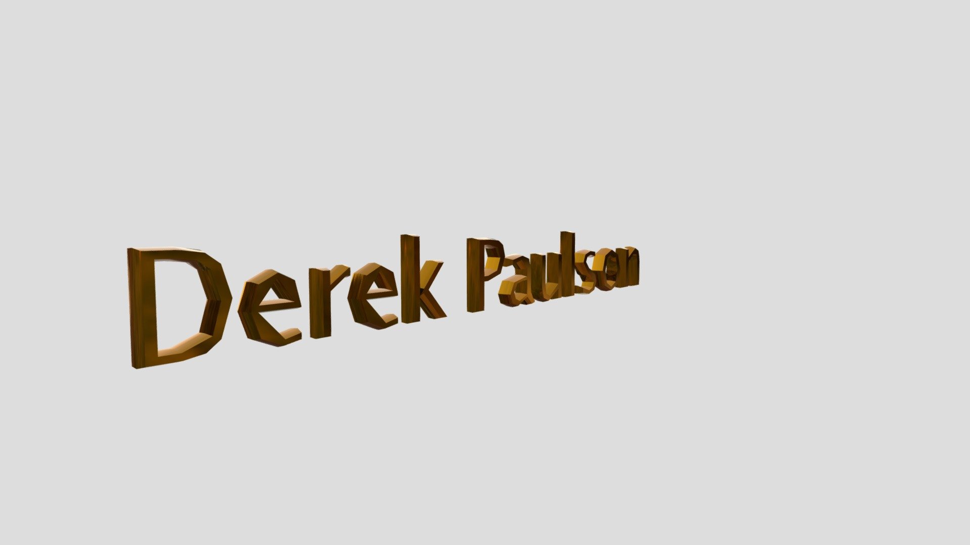 3d signature 3D model by dcpaulso [fc0e776] Sketchfab