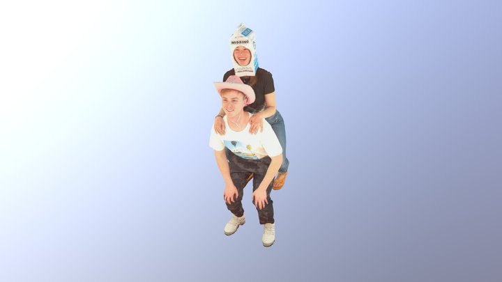 Olivia and Nate 3D Model