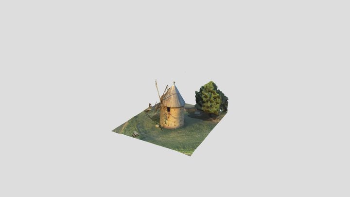 MOULIN DE PESQUIES ST SULPICE SUR LEZE 31 3D Model