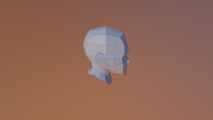 Head_Anime 3D Model