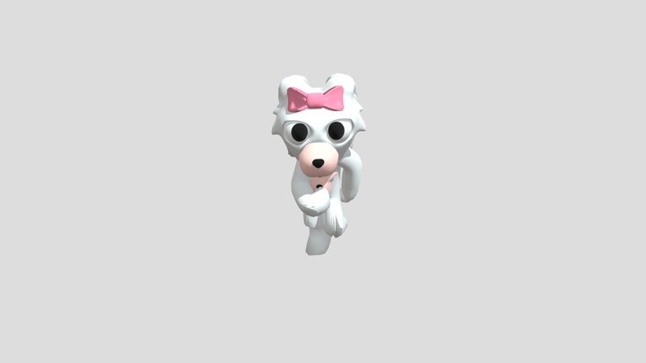 PomPom [Care of Gongon 2] [RIGGED Model] 3D Model